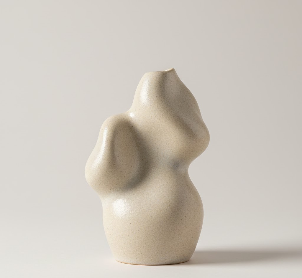 Colorful felt decorative figurine